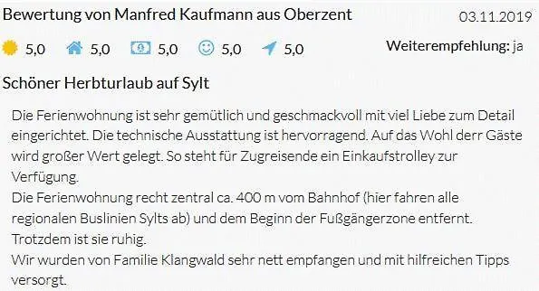 Klangwald Sylt House | *fiffut* * Westerland